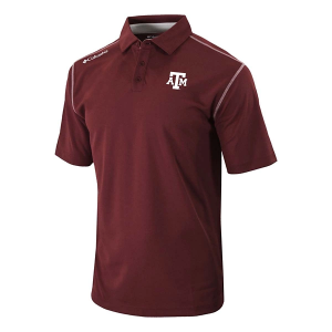 Texas A&M Aggies Columbia Shotgun Polo Large Deep Maroon