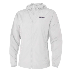 Columbia Women's Illinois Fighting Illini The Prodigy Full Zip Windbreaker Jacket