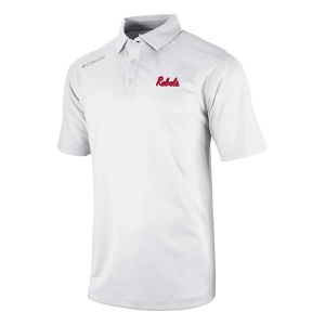 Mississippi Rebels Columbia Shotgun Alternate Logo Polo 2XLarge White
