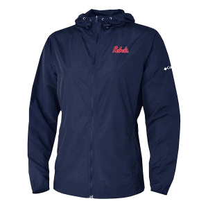 Columbia Women's Mississippi Rebels The Prodigy Alternate Logo Full Zip Windbreaker Jacket