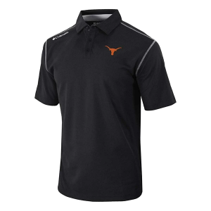 Texas Longhorns Columbia Shotgun Polo 2XLarge Black