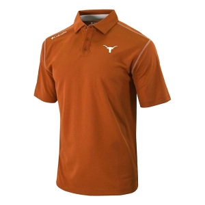 Texas Longhorns Columbia Shotgun Polo Large Cedar