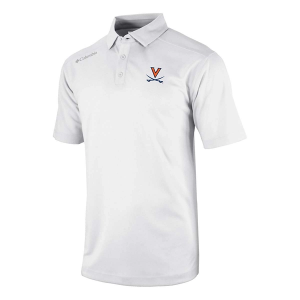Virginia Cavaliers Columbia Shotgun Polo 2XLarge White