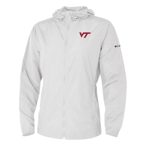 Columbia Women's Virginia Tech Hokies The Prodigy Full Zip Windbreaker Jacket