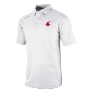 Washington State Cougars Columbia Shotgun Polo 2XLarge White