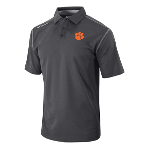Clemson Tigers Columbia Shotgun Decorated Polo XLarge Forged Iron