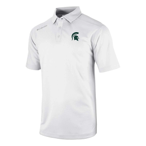 Michigan State Spartans Columbia Shotgun Polo XLarge White