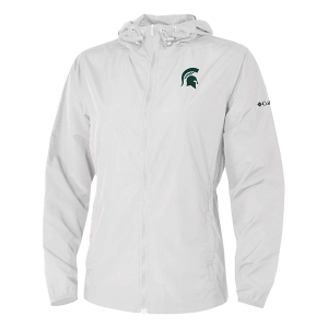 Columbia Women's Michigan State Spartans The Prodigy Full Zip Windbreaker Jacket