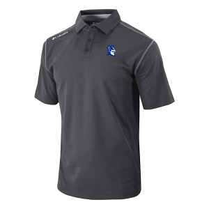 Duke Blue Devils Columbia Shotgun Decorated Polo Small Forged Iron