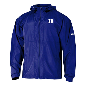 Columbia Duke Blue Devils The Prodigy Full Zip Windbreaker