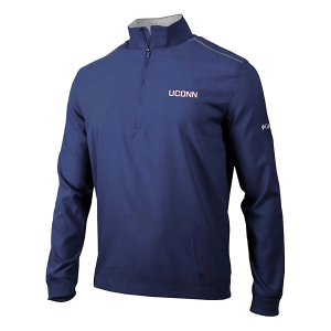 Connecticut Huskies Columbia Bogey's Paradise Alternate Logo 1/4 Zip Medium Collegiate Navy