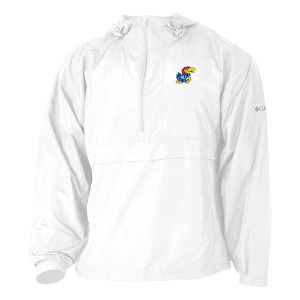 Columbia Kansas Jayhawks The Prodigy 1/4 Zip Windbreaker Jacket