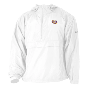 Columbia LSU Tigers The Prodigy Alternate Logo 1/4 Zip Windbreaker Jacket