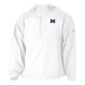 Columbia Michigan Wolverines The Prodigy 1/4 Zip Windbreaker Jacket