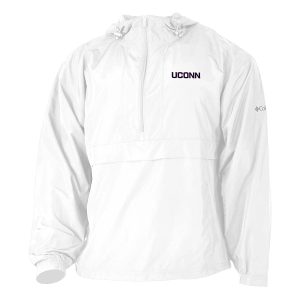 Columbia Connecticut Huskies The Prodigy Alternate Logo 1/4 Zip Windbreaker