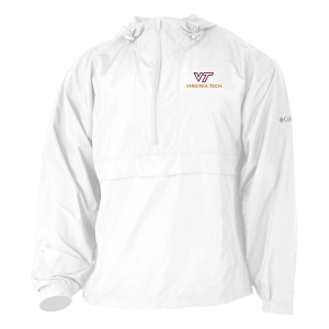 Columbia Virginia Tech Hokies The Prodigy 1/4 Zip Alternate Logo Windbreaker Jacket