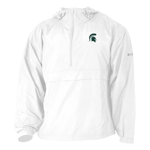 Columbia Michigan State Spartans The Prodigy 1/4 Zip Windbreaker Jacket