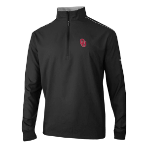 Oklahoma Sooners Columbia Bogey's Paradise 1/4 Zip Large Black
