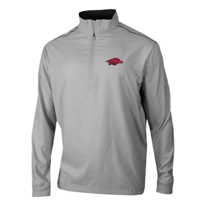 Arkansas Razorbacks Columbia Bogey's Paradise 1/4 Zip Large Cool Grey