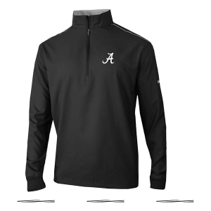 Alabama Crimson Tide Columbia Bogey's Paradise 1/4 Zip Medium Black