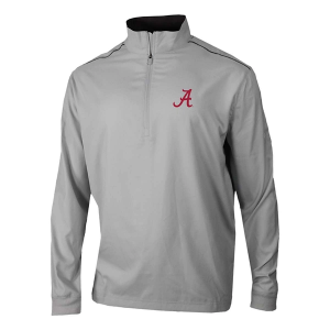 Alabama Crimson Tide Columbia Bogey's Paradise 1/4 Zip XLarge Cool Grey