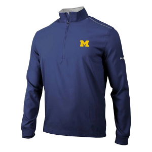 Michigan Wolverines Columbia Bogey's Paradise 1/4 Zip 2XLarge Collegiate Navy