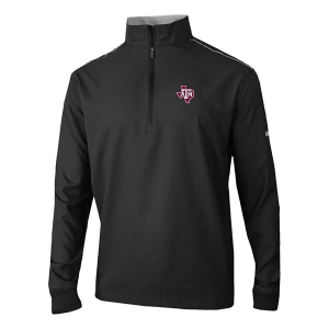 Texas A&M Aggies Columbia Bogey's Paradise State Logo 1/4 Zip XLarge Black