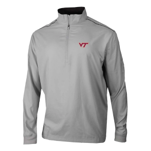 Virginia Tech Hokies Columbia Bogey's Paradise 1/4 Zip XLarge Cool Grey