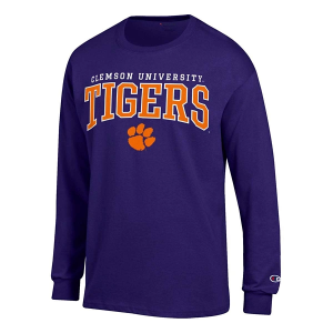 Clemson Tigers Champion Cooper T-Shirt 3XLarge Purple
