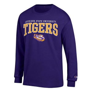 LSU Tigers Champion Cooper T-Shirt 3XLarge Purple