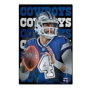 Open Road Dallas Cowboys Dak Prescott Neon Star Sign