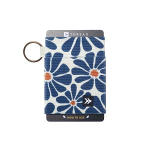 Thread Elastic Card Holder Emmeline Navy