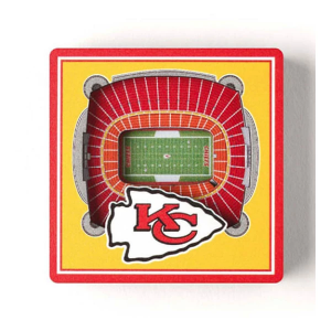 You The Fan Kansas City Chiefs 3D Stadium View Magnet
