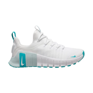 Women's Nike Free Metcon 6 Training Shoes 6.5 Regular White/Dusty Cactus-Glacier Blue