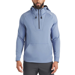 Men's UNRL Crossover Golf 1/4 Zip Pullover Medium Storm Blue