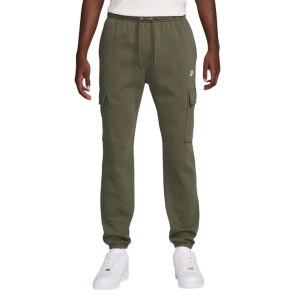 Men's Nike Club Fleece Cargo Sweatpants 2XLarge Medium Olive/Medium Olive/White Regular