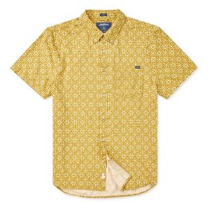 Men's Chubbies Resort Weave Friday Button Up Shirt 2XLarge The Sundail- Yellow