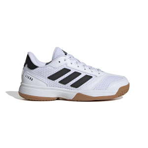 Kids' adidas Ligra 8 Volleyball Shoes Little 1 Regular White/Black/White