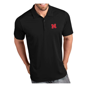 Nebraska Cornhuskers Antigua Tribute Polo 3XLarge Black