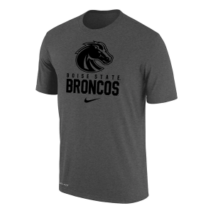 Boise State Broncos Nike Logo Stack T-Shirt Medium Anthricite