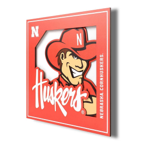 You The Fan Nebraska Cornhuskers Logo Wall Sign
