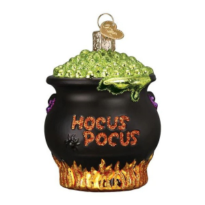 Old World Christmas Halloween Cauldron Ornament