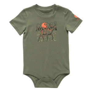 Boys' Carhartt Deer Onesie 18 mo. Dusty Olive