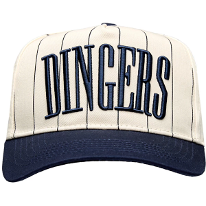 Women's KENZKUSTOMZ Dingers Vintage Trucker Snapback Hat One Size Navy