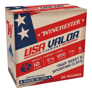 Winchester USA Valor Series Heavy Target 12 Gauge Shotshells