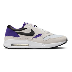 Adult Nike Air Max 1 '86 OG Spikeless Golf Shoes M11.5/W13 Regular Neutral Grey/Black/White/Purple Punch