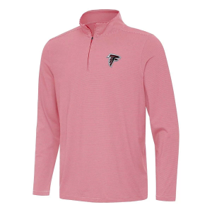 Atlanta Falcons Antigua Twine 1/4 Zip Small Dark Red/White