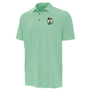 Boston Celtics Twine Antigua Polo 3XLarge Celtic Green/White