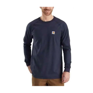 Men's Carhartt Flame-Resistant Force Long Sleeve T-Shirt 2XLarge Tall Dark Navy