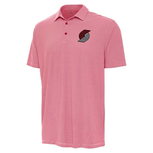 Portland Trail Blazers Twine Antigua Polo Small Dark Red/White